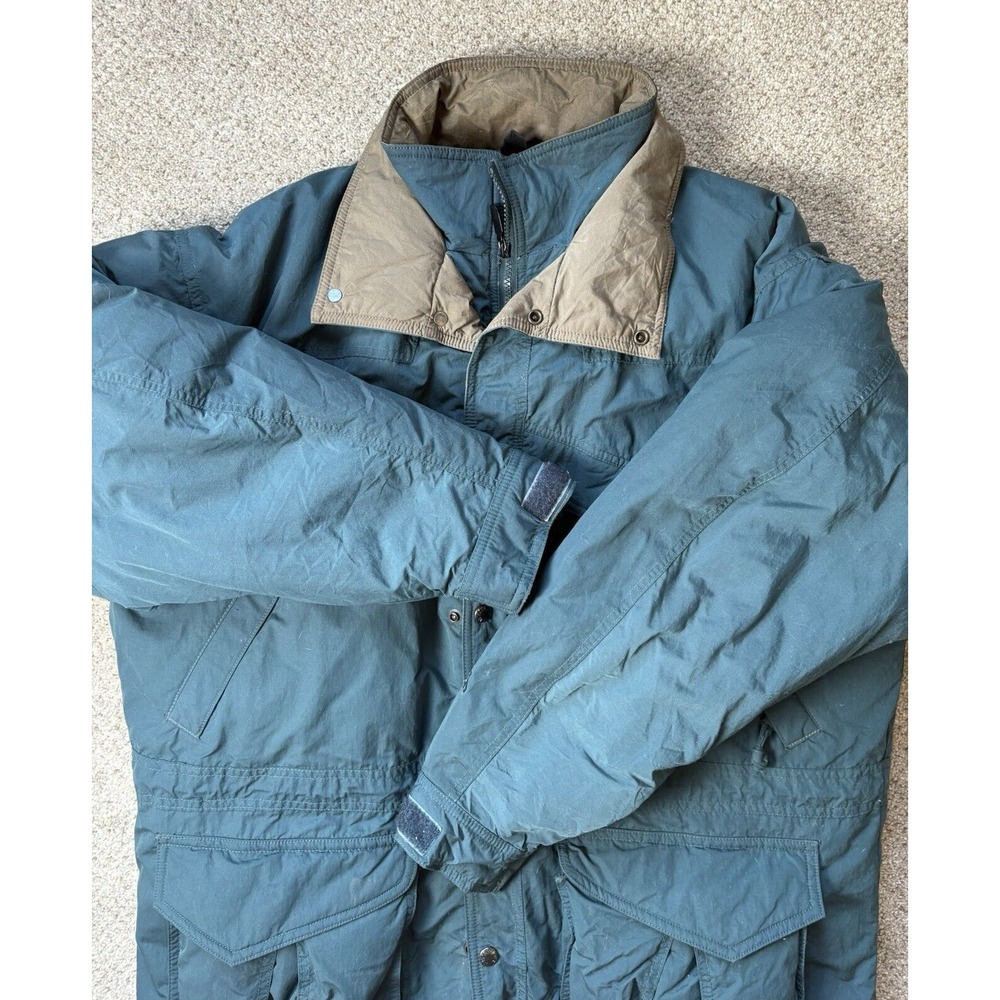 The North Face Vintage Green Goose Down Puffer Quilted Ski Jacket Mens Large - Picture 11 of 14